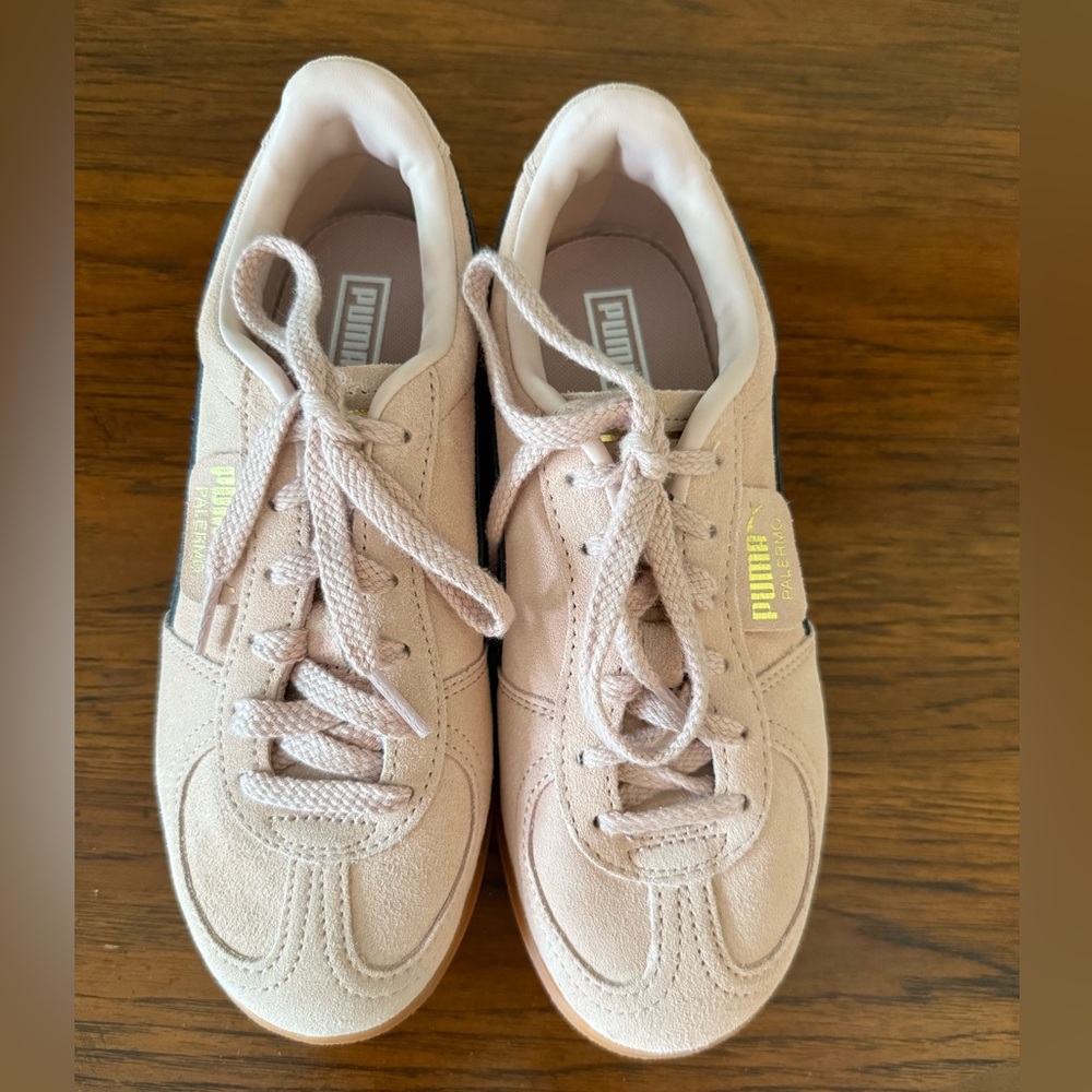 Puma Blush Pink Suede Sneakers